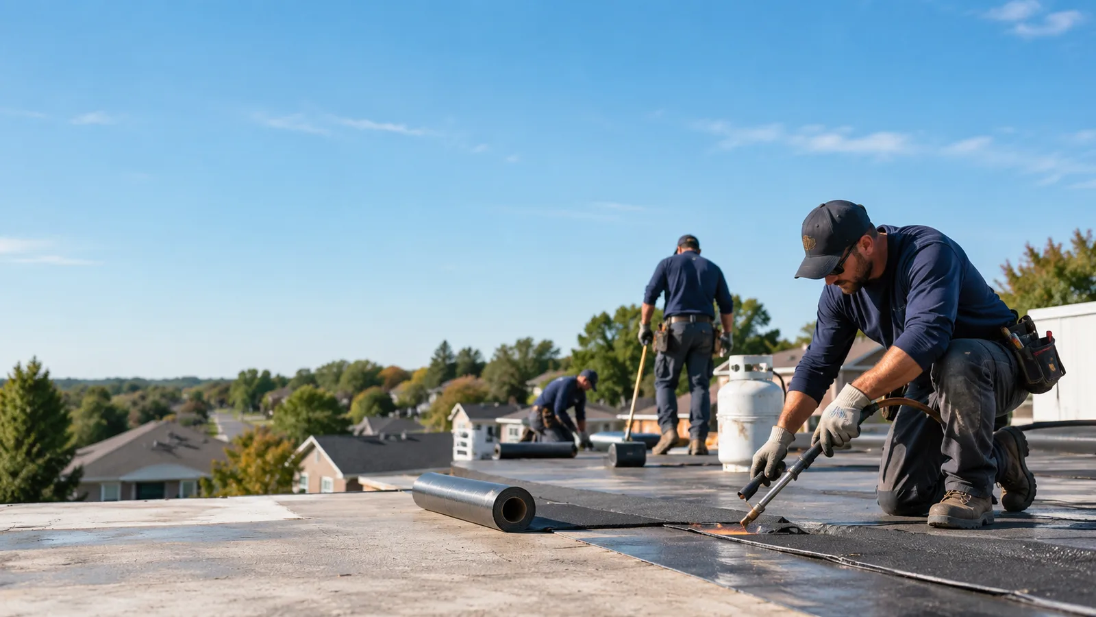 Flat Roof Leak Repair providers in Waggoner, IL
